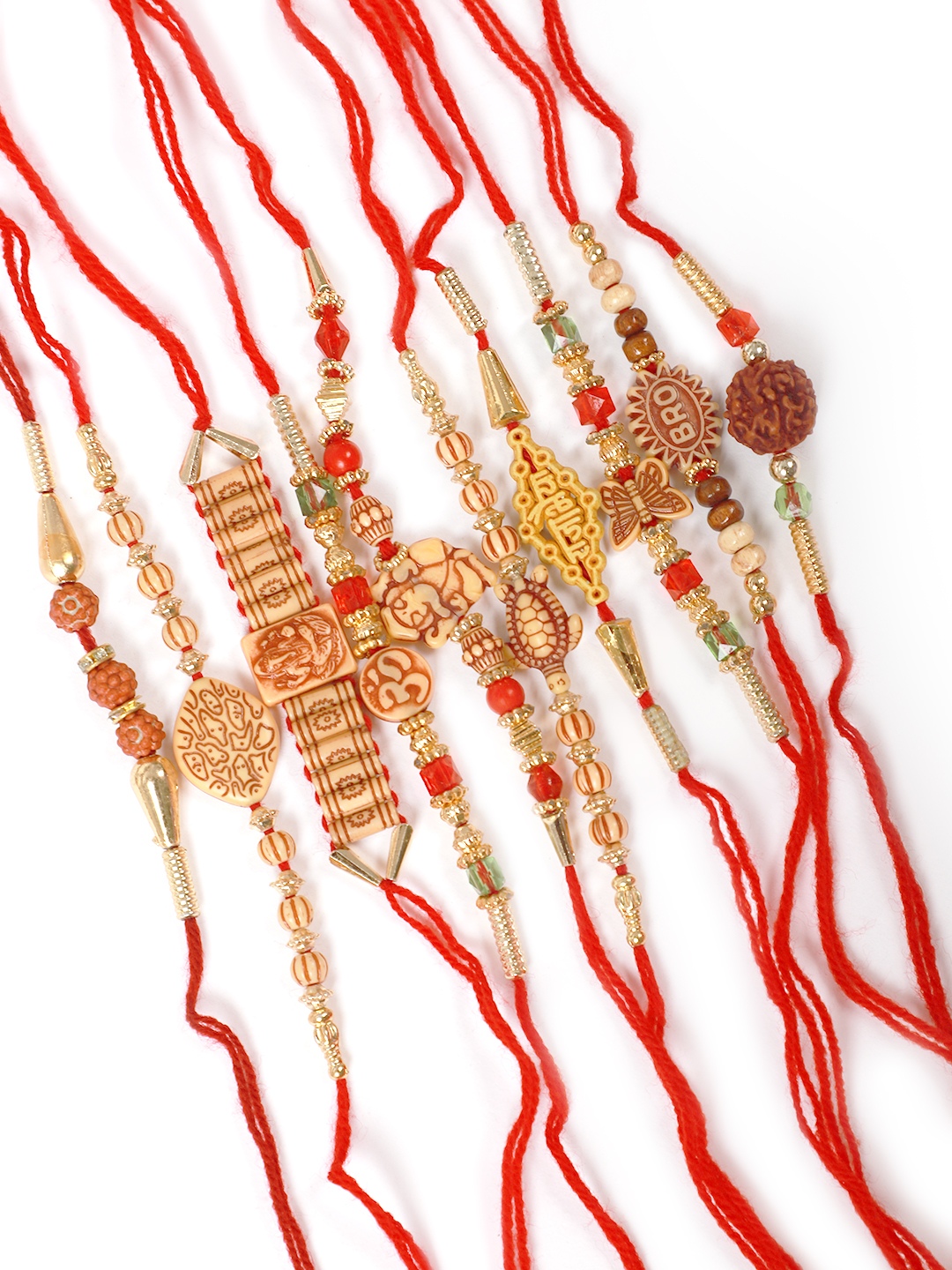 YouBella Designer Bracelet Rakhi and Greeting Card Combo Set for Brother Raksha Bandhan Gift for Brother